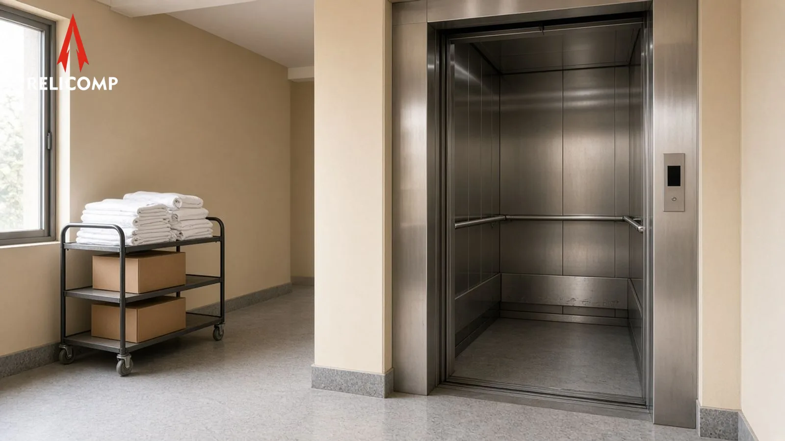 Elevators for Apartments & Residential Buildings: service elevator and materials flow